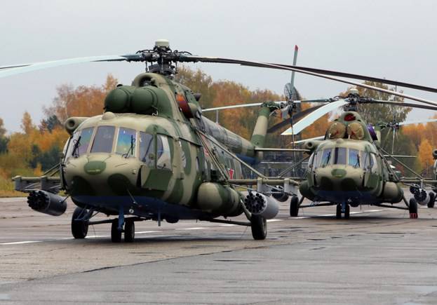 Россия восстановит вертолеты Ми-8 ранее принадлежавшие Украине
