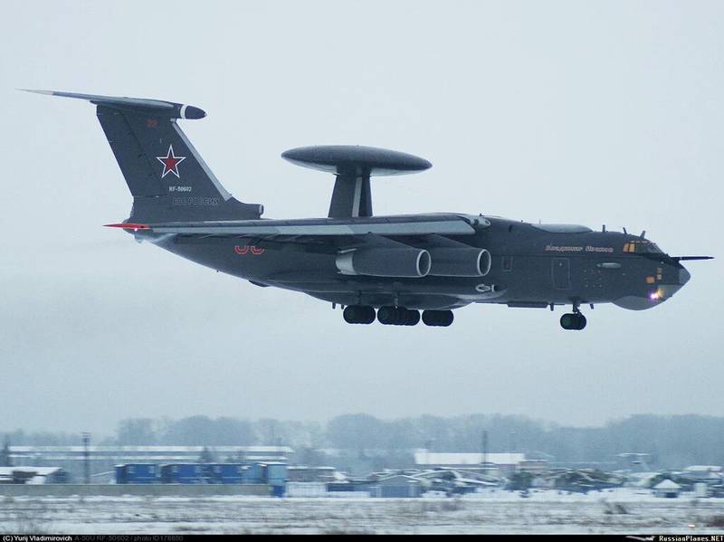 Россия начала применять в Сирии самолеты ДРЛО и управления А-50