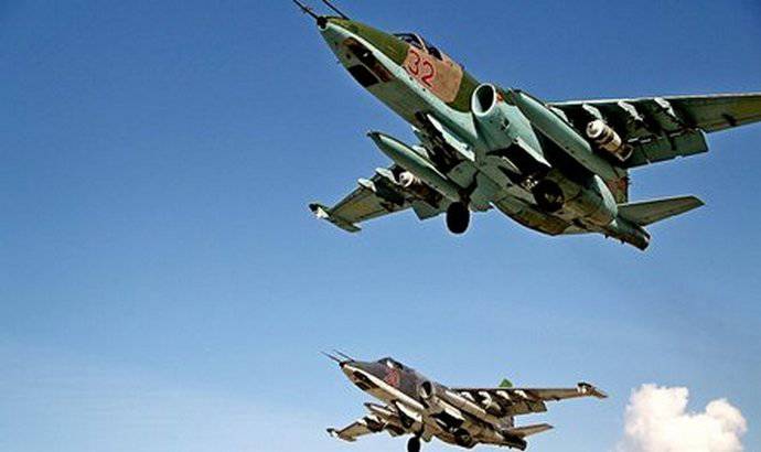 Российская авиация выполнила более 20 боевых вылетов в провинцию Хомс