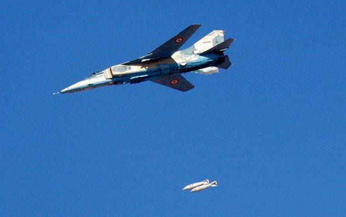 140 боевиков уничтожено в результате совместного налета ВКС и ВВС Сирии
