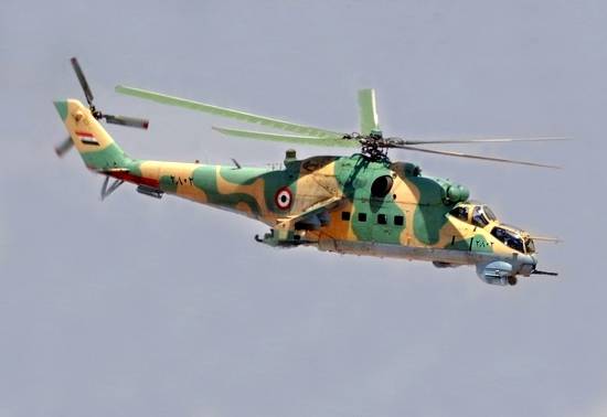 Сирийские Ми-24 нанесли массированные штурмовые удары на северо-востоке Латаки