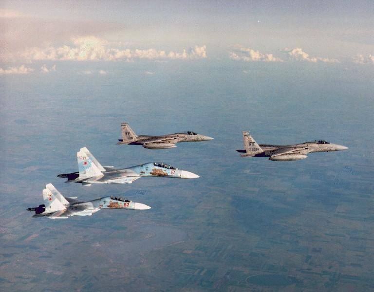 Визит делегации ВВС России на авиабазу американских ВВС Ленгли