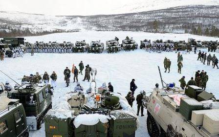 США разместили танки и артиллерию в пещерах Норвегии