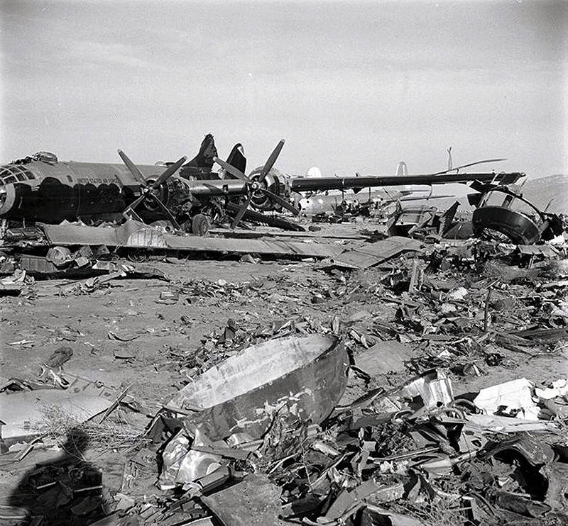 Утилизация бомбардировщиков В-29