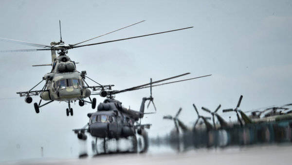 Российские вертолетчики уничтожили условных арктических диверсантов