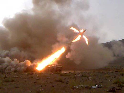 Сирийские ракетчики "угостили" террористов двухсоткилограммовой боеголовкой комплекса 9К52