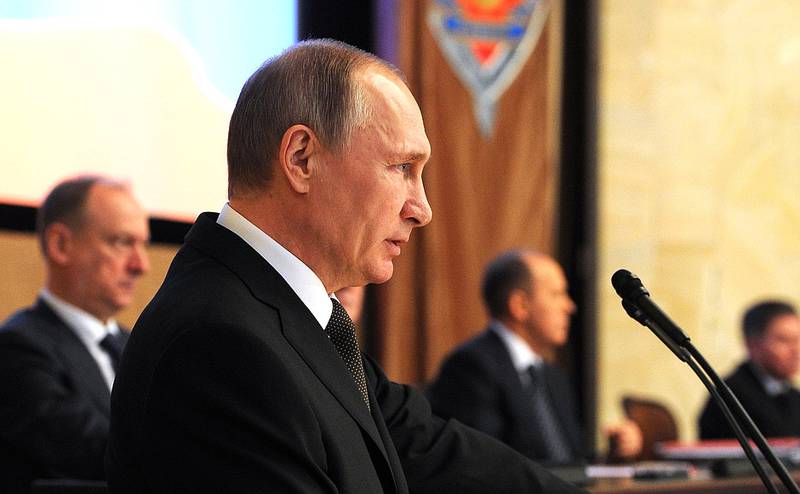Путин: Борьба с террористами будет продолжена