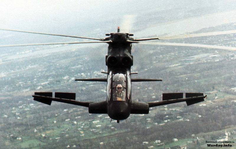 Опытный ударный вертолет S-67 Blackhawk