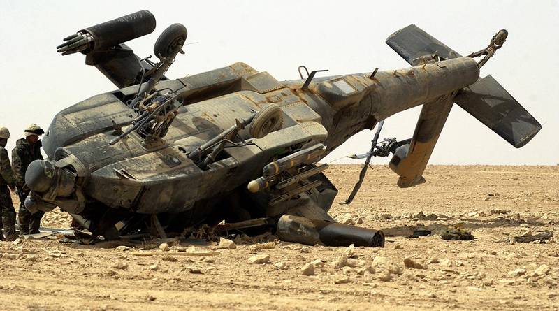 В Ираке разбился военный вертолет, погибли 9 человек