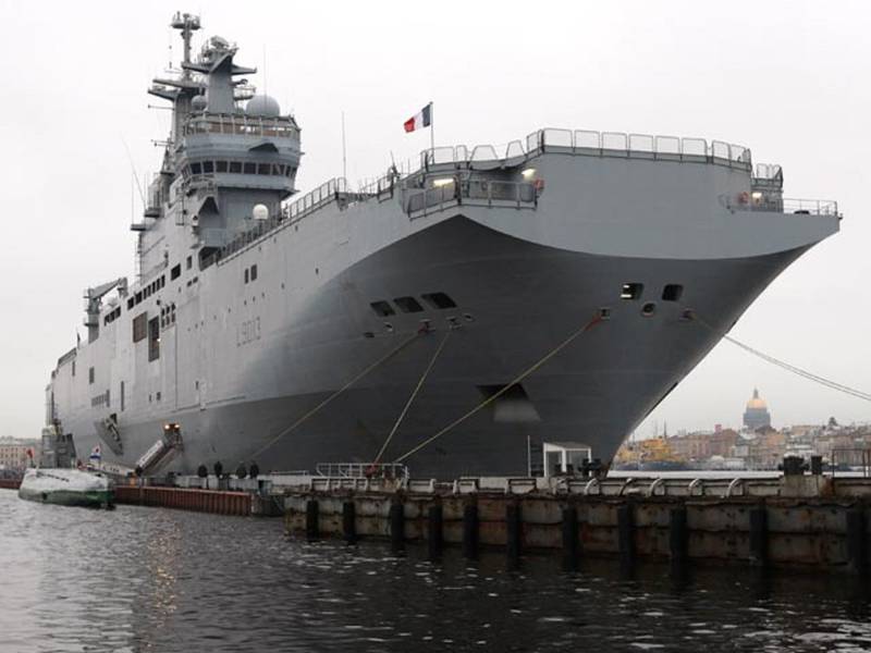 Радиоэлектронное оборудование с “Мистралей” передано ВМФ России