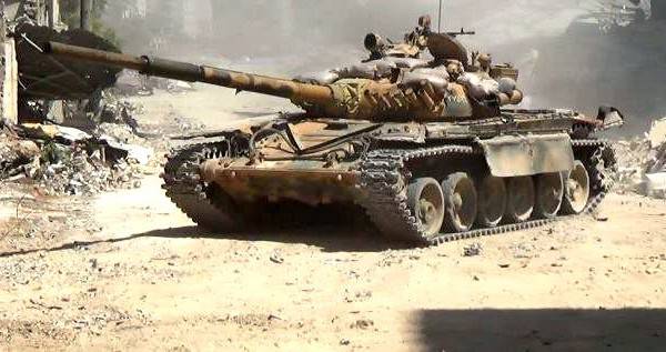 Сирийская армия наступает в Дераа в направлении иорданской границы