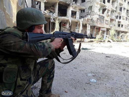 Сирийские силовики испытали в боях новейшую версию автомата Калашникова