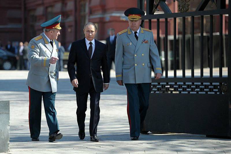 Владимир Путин уволил десять генералов в различных силовых ведомствах