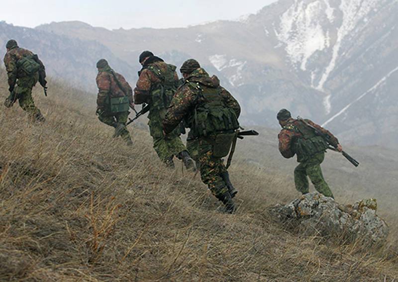 Дагестанские мотострелковые подразделения «уничтожили» условных террористов