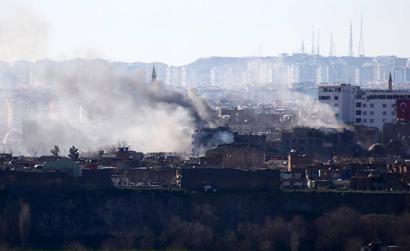 Турция завершила операцию против курдов в городе Диярбакыр