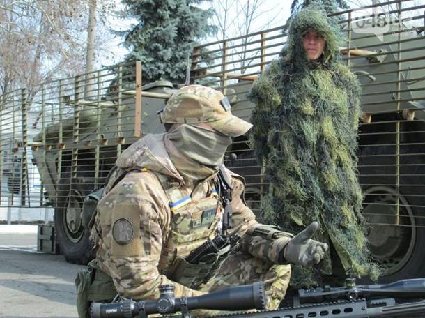 В Одессе Нацгвардия представила оружие и военную технику