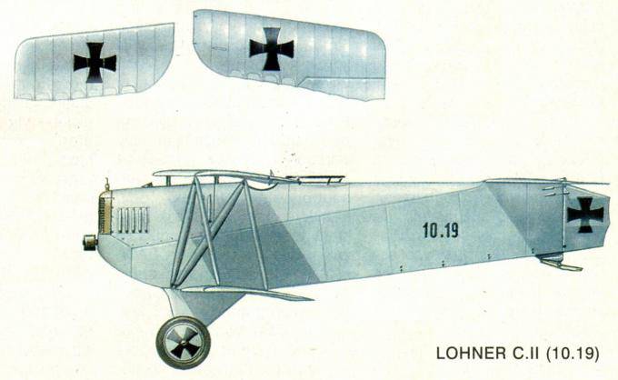 Опытный самолёт-разведчик Lohner С.II (10.19). Австро-Венгрия