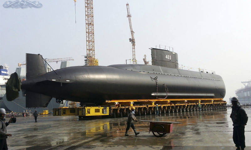 Южная Корея построила первую подводную лодку для Индонезии