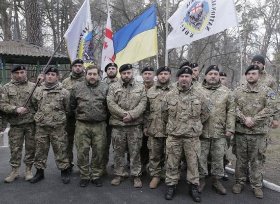 «Грузинский национальный легион» снова отправляется на Донбасс