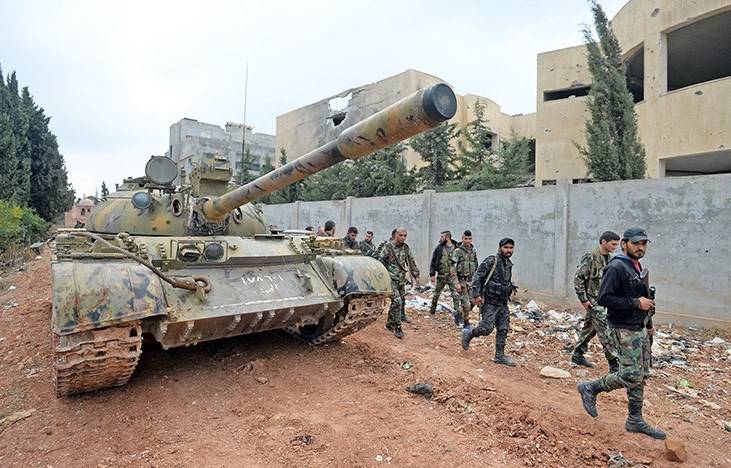 Огромная колонна с подкреплениями сирийской армии выдвинулась к Пальмире