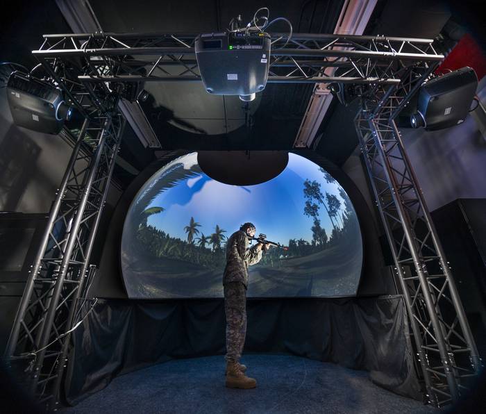 Купол виртуальной реальности планируют использовать для обучения бойцов