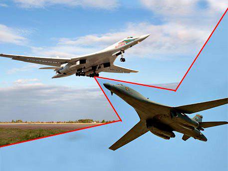 Российский бомбардировщик Ту-160 против американского В-1. Кто победит?