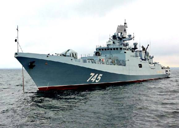 Фрегат "Адмирал Григорович" выполнил контрольный выход в море перед передачей ВМФ