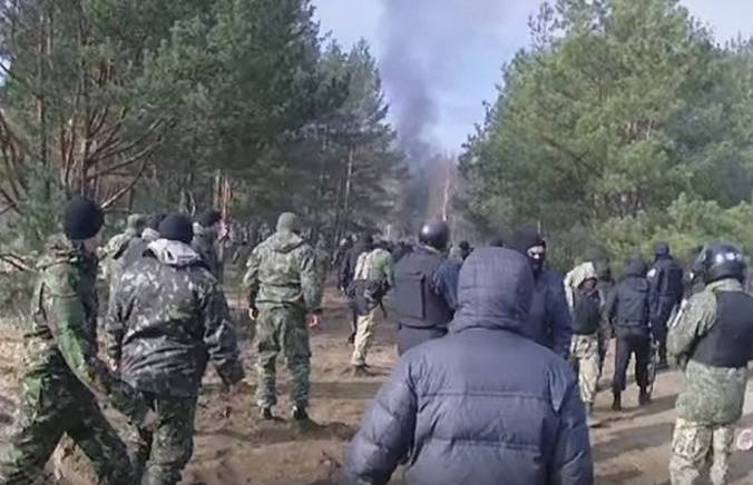 Боевые действия начались на Западной Украине