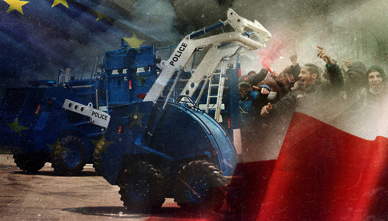 Bozena Riot: европейские боевые роботы против «Майданов» Bozena Riot: европейские боевые роботы против «Майданов»