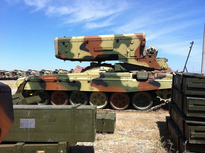Армянская артиллерия уничтожила установки ТОС – 1А  Азербайджана