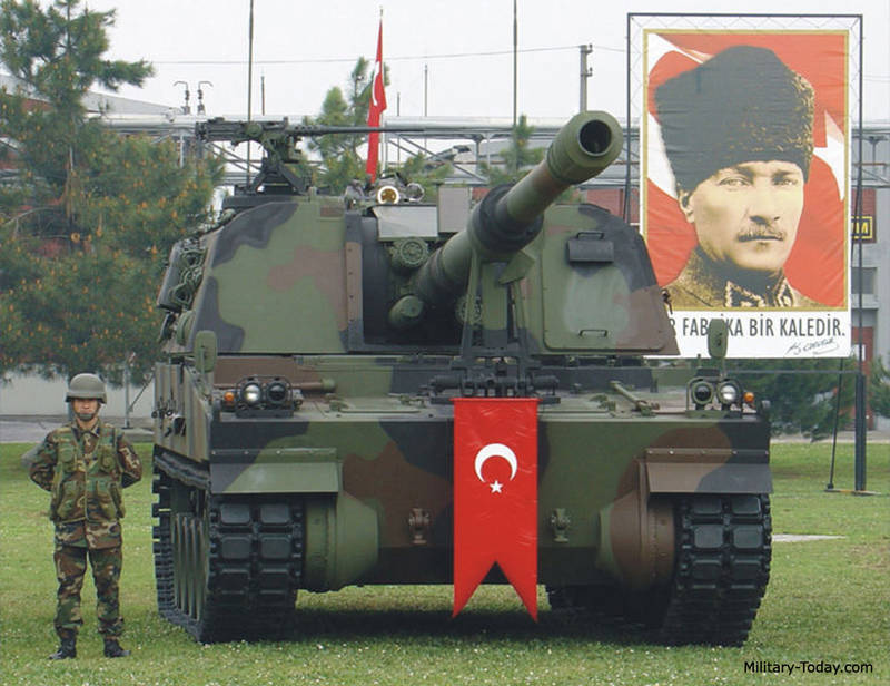 Турецкая самоходная гаубица Т-155 «Firtina»