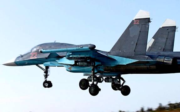 Российские боевые самолёты господствуют в небе над южным Алеппо