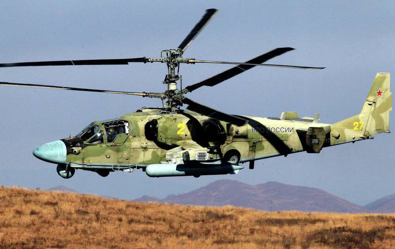 В Сирию продолжают прибывать российские вертолёты Ка-52