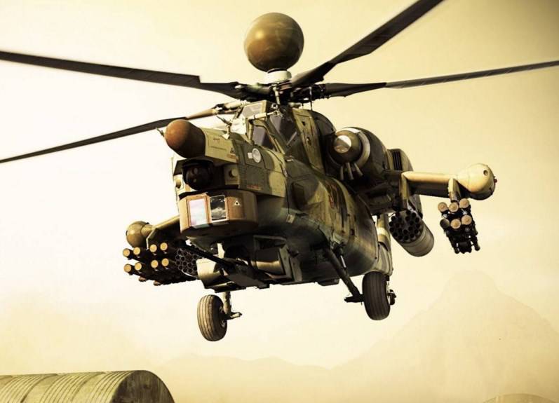 В Сирии разбился российский вертолет Ми-28Н