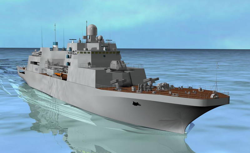 Большой десантный корабль «Иван Грен» передадут флоту в третьем квартале 20