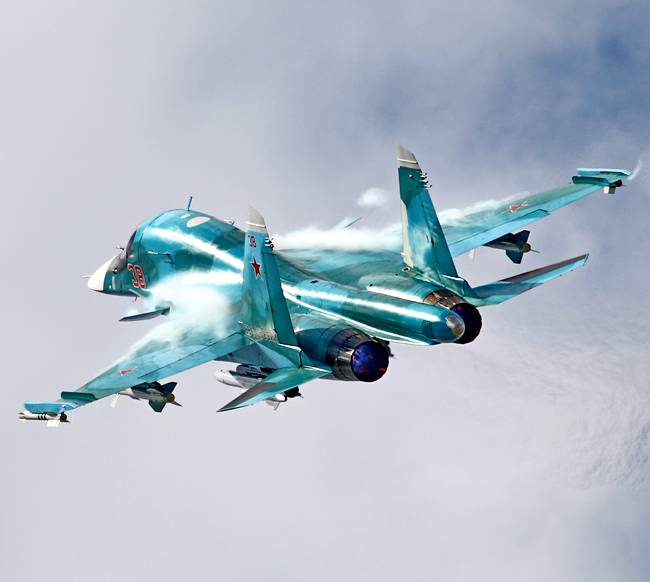 Российские самолёты царят в небе над Алеппо
