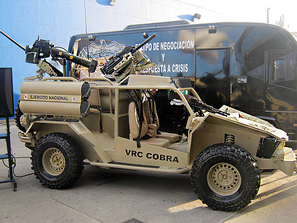 Колумбийская легкая разведывательная машина VRC Cobra