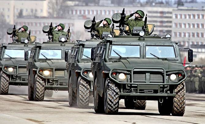 Египет планирует закупить российские бронированные автомобили «Тигр»