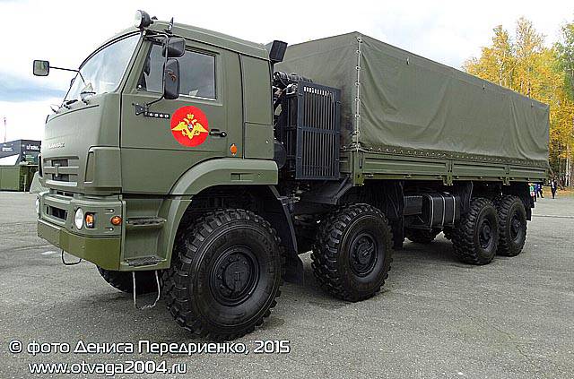 Автомобиль КамАЗ-6560 (8х8) для Вооруженных сил России - фотообзор