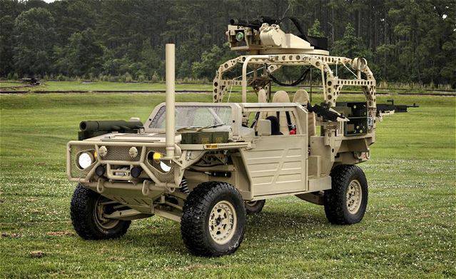 Новый разведывательный автомобиль GMV 1.1 для сил специальных операций США