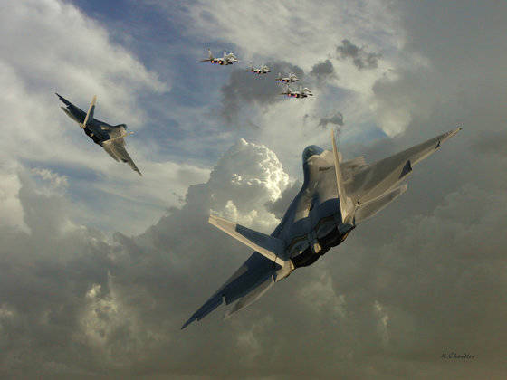 Пентагон возмущен: Су-27 снова не пустил самолет-разведчик в Россию