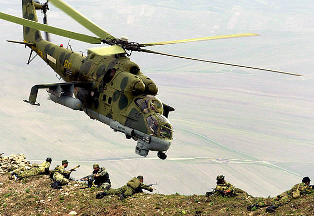 Армянская Армия уничтожила 2 вертолёта, 2 танка и БПЛА Азербайджана