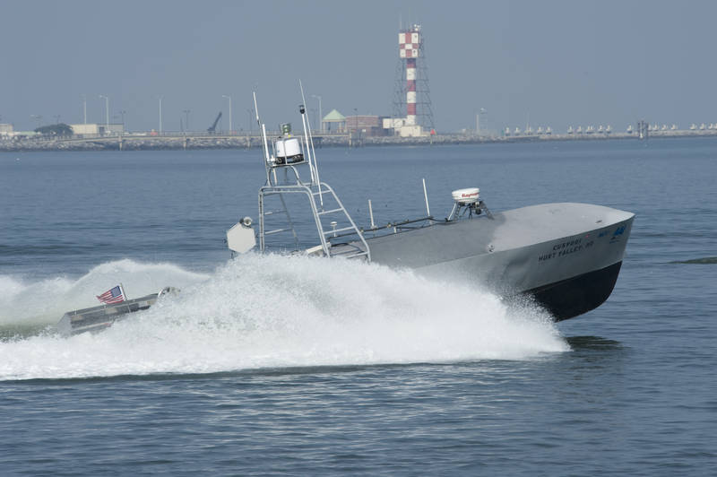 Беспилотный катер CUSV ВМС США