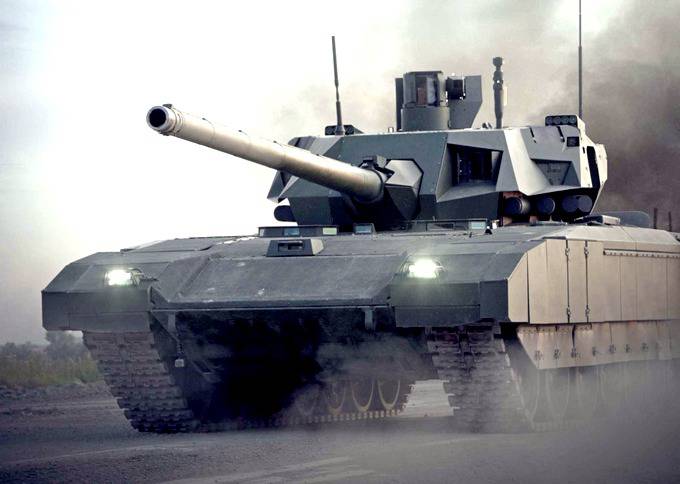 Новый видеоролик с танком Т-14 на платформе "Армата"