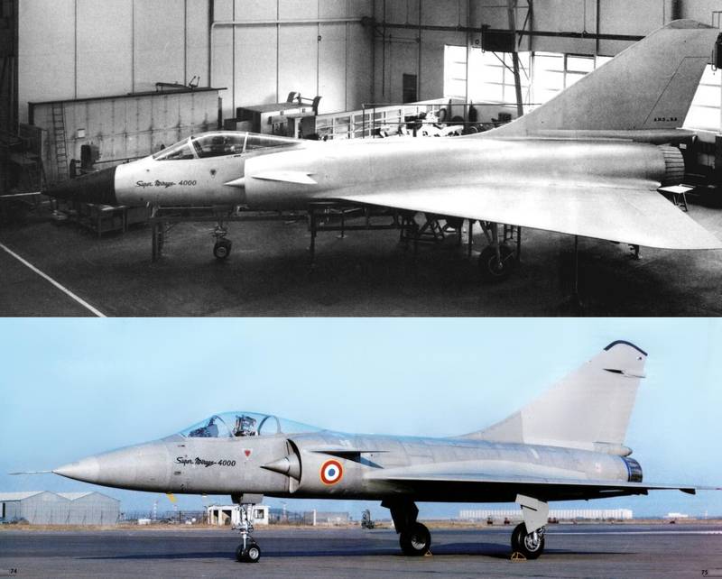 Самолет мечты. Опытный многоцелевой истребитель Mirage 4000. Франция