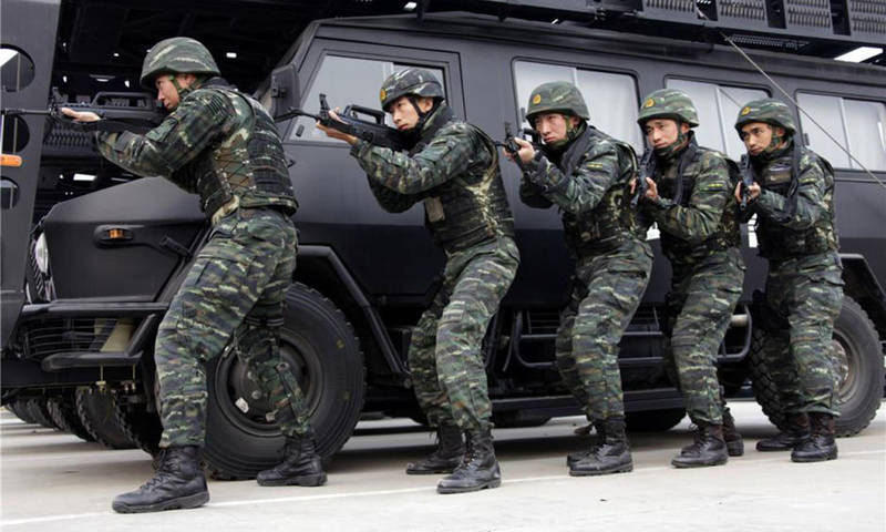 Совместные учения Нацгвардии РФ и военной полиции КНР