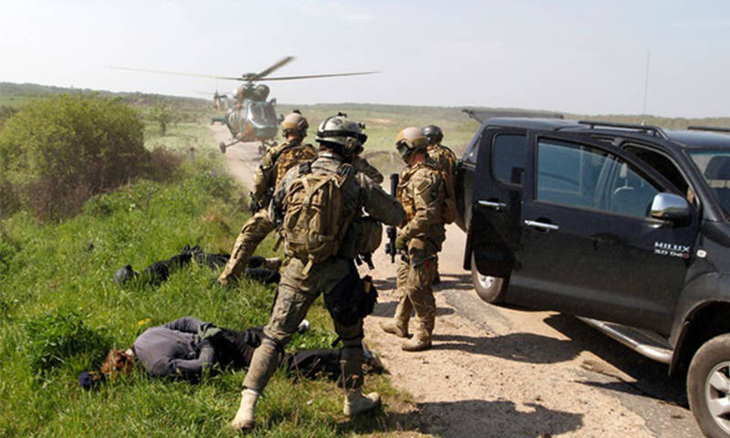 Учения украинского спецназа прошли на военном полигоне