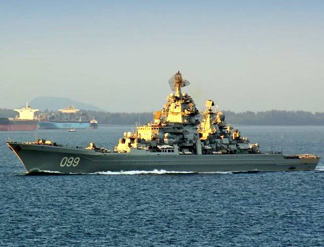 Атомный крейсер «Петр Великий» вышел в море впервые за два года