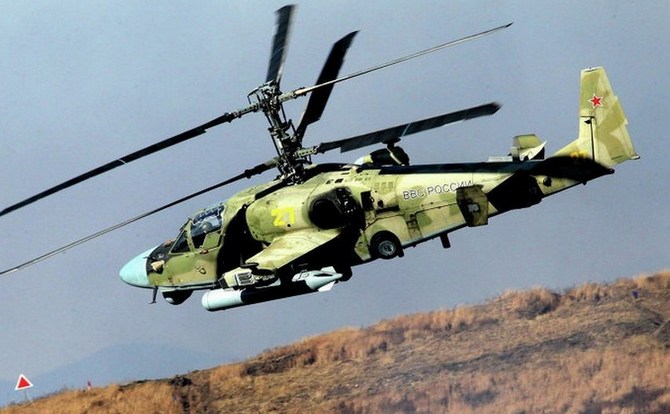 Россия начинает поставки за рубеж вертолетов Ка-52 "Аллигатор"