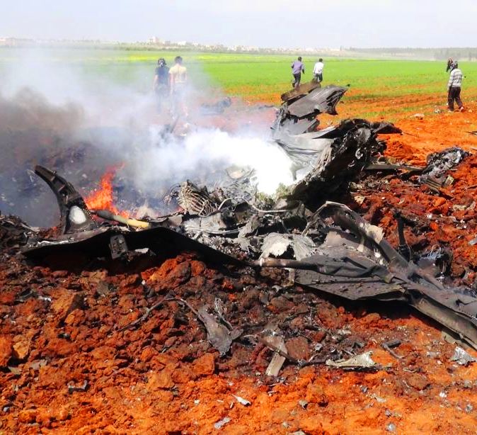 В Ливии разбился военный самолет